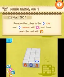 Image n° 1 - screenshots : Picross 3D - Round 2